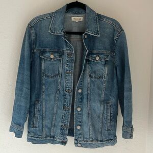 Oversized Madewell Jean jacket